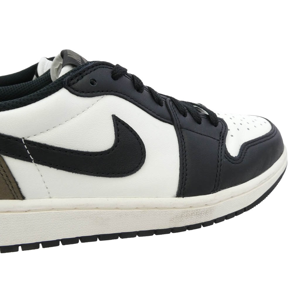 NIKE ナイキ CZ0790-102 Air Jordan 1 Retro Low OG Mocha AJ1 エアジョーダン1 レトロ ロー OG モカ ローカット スニーカー 白×黒×モカ系 27.5cm【中古】