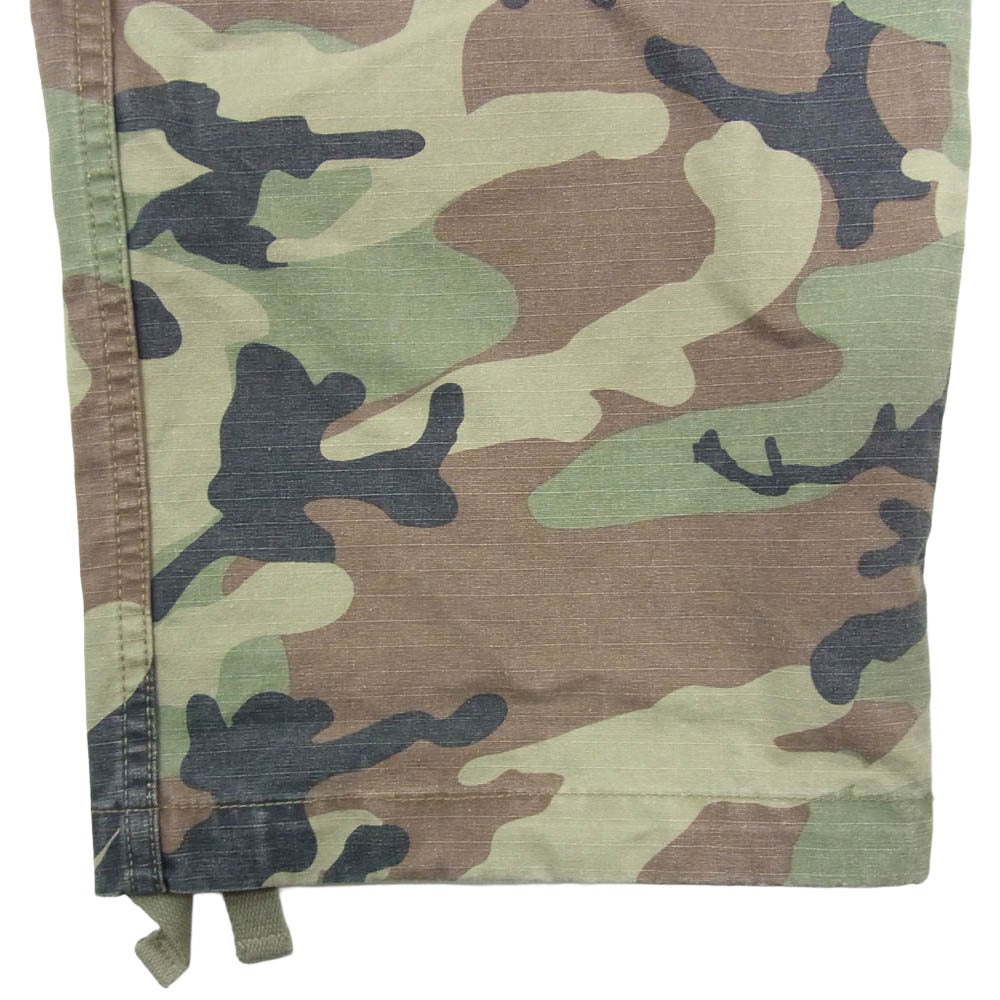 STUSSY ステューシー 116586 RIPSTOP SURPLUS CARGO PANT カモ柄 迷彩 カーゴパンツ カーキ系 32【中古】