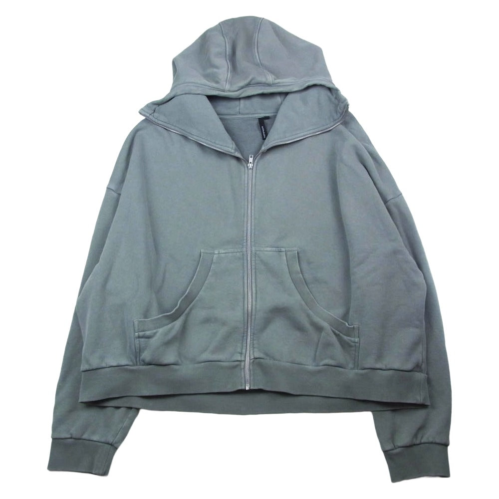 エンタイア スタジオ FULL ZIP HOODIE フル ジップ フーディー パーカー カーキ系 XL【中古】