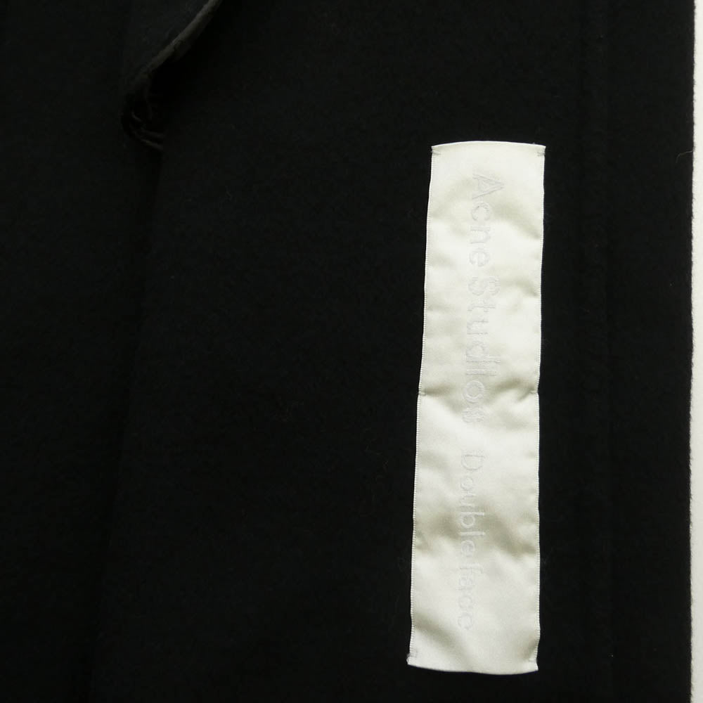 ACNE STUDIOS アクネストゥディオズ B90028 CHAD チャド ウール ロング コート ブラック系 46【中古】