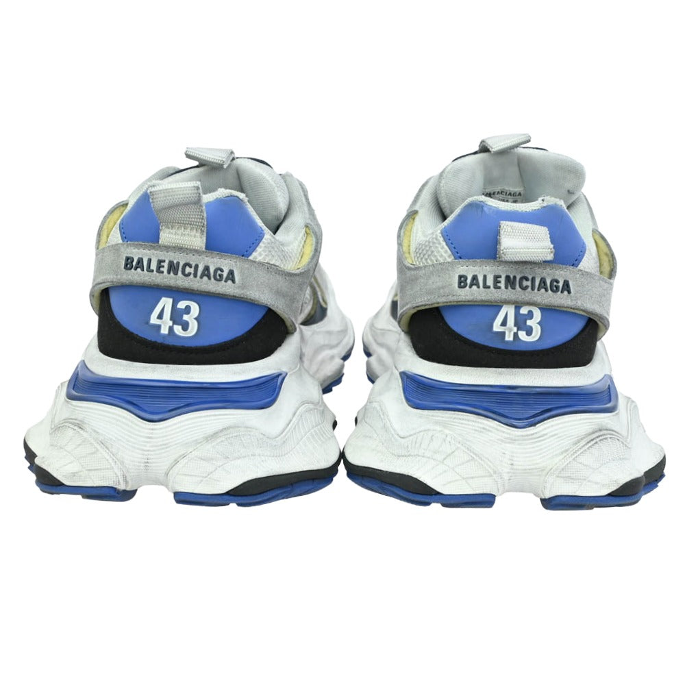 BALENCIAGA バレンシアガ 24SS 785754 Cargo Sneaker カーゴ ローカット スニーカー グレーブルー系 43【中古】