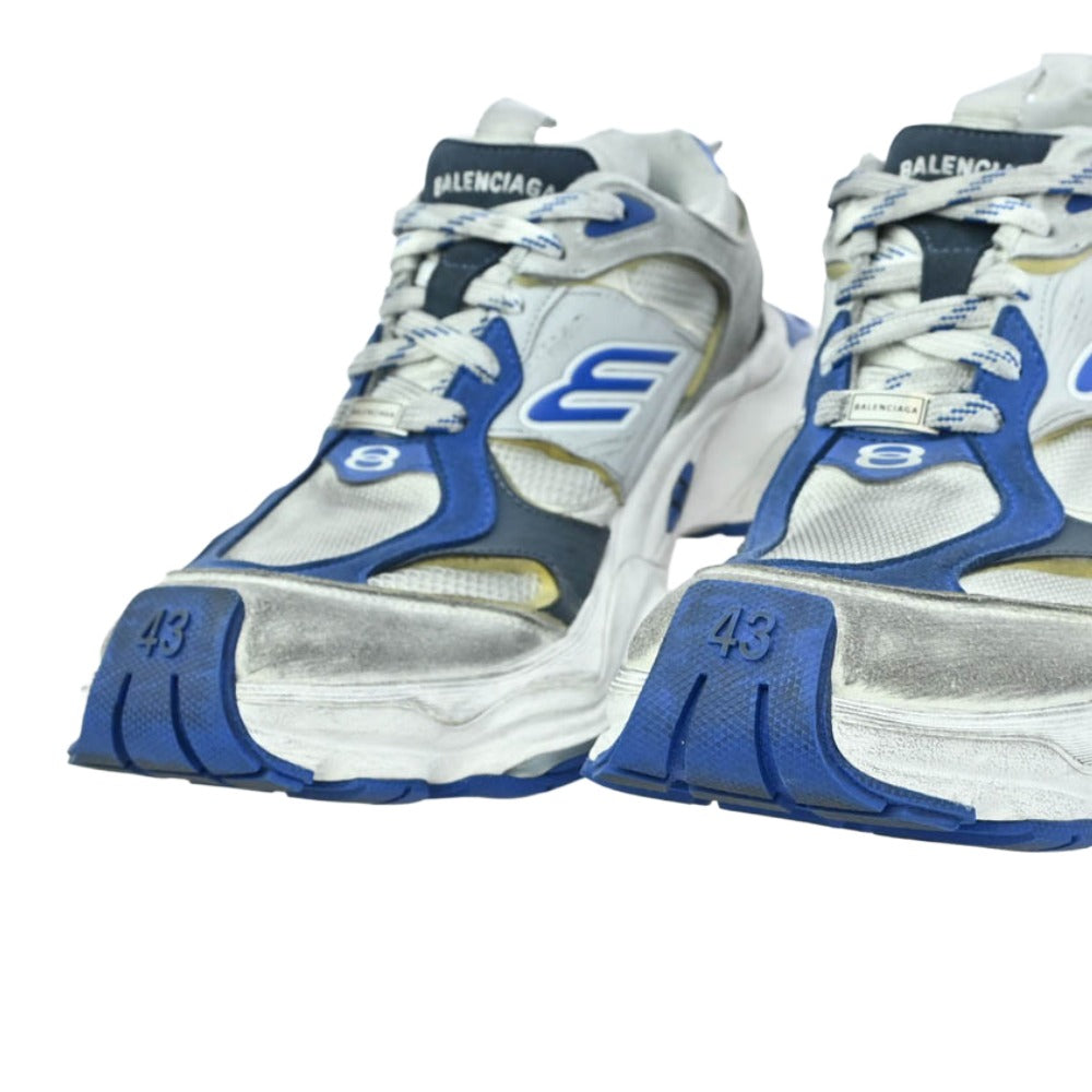 BALENCIAGA バレンシアガ 24SS 785754 Cargo Sneaker カーゴ ローカット スニーカー グレーブルー系 43【中古】