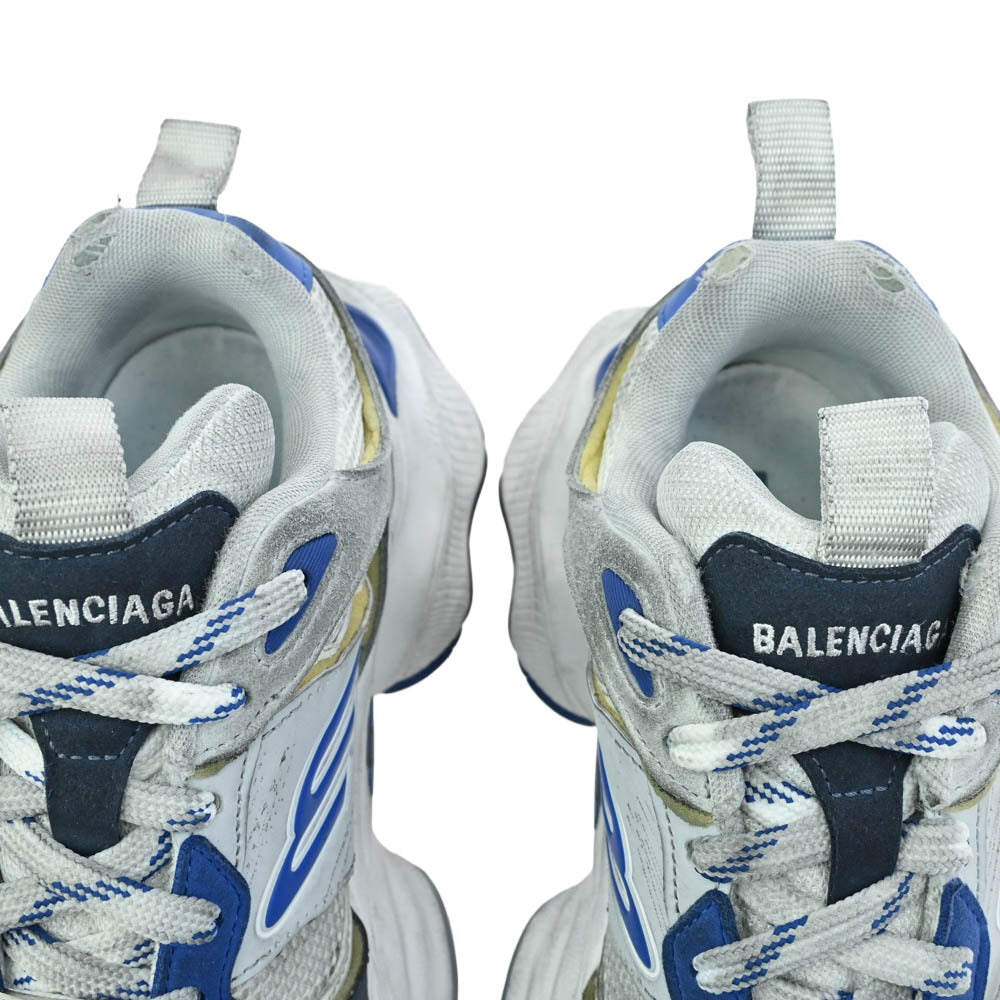 BALENCIAGA バレンシアガ 24SS 785754 Cargo Sneaker カーゴ ローカット スニーカー グレーブルー系 43【中古】