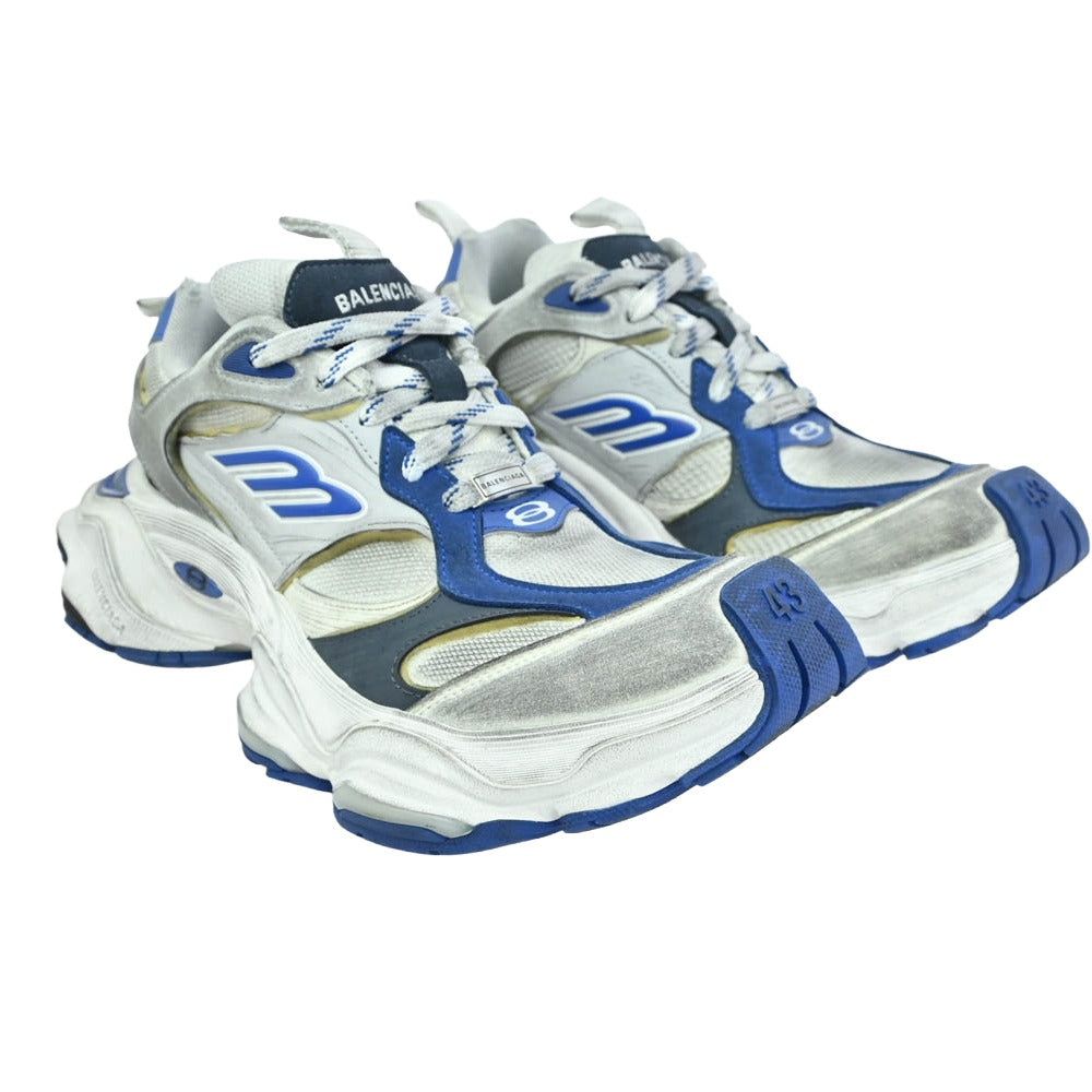BALENCIAGA バレンシアガ 24SS 785754 Cargo Sneaker カーゴ ローカット スニーカー グレーブルー系 43【中古】
