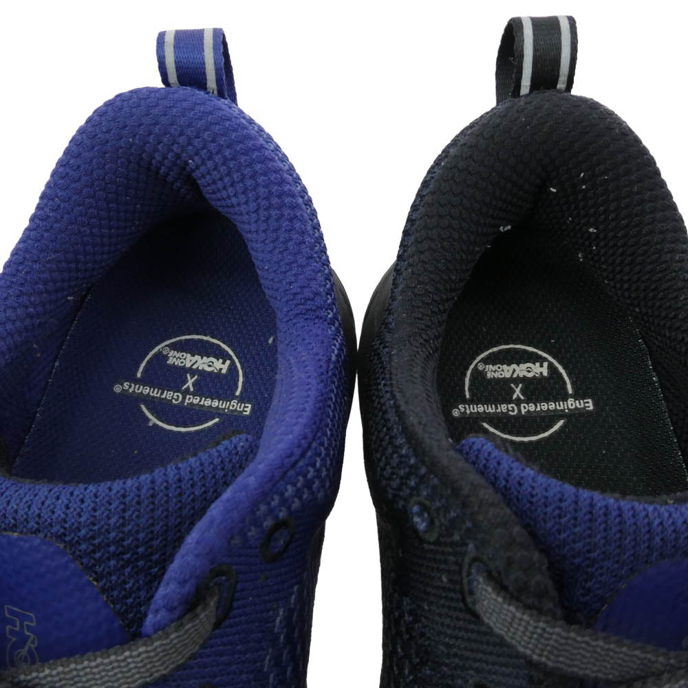HOKA ONE ONE ホカ オネオネ Engineered Garments エンジニアードガーメンツ 1097110 M HUPANA 2 EG フパナ スニーカー ネイビー系 27.5cm【中古】