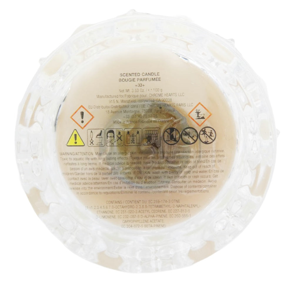 CHROME HEARTS クロムハーツ（原本無） SCENTED CANDLE キャンドル オフホワイト系【中古】