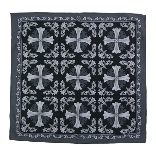 CHROME HEARTS クロムハーツ（原本無） 総柄 アイウェア クロス グレー系【中古】