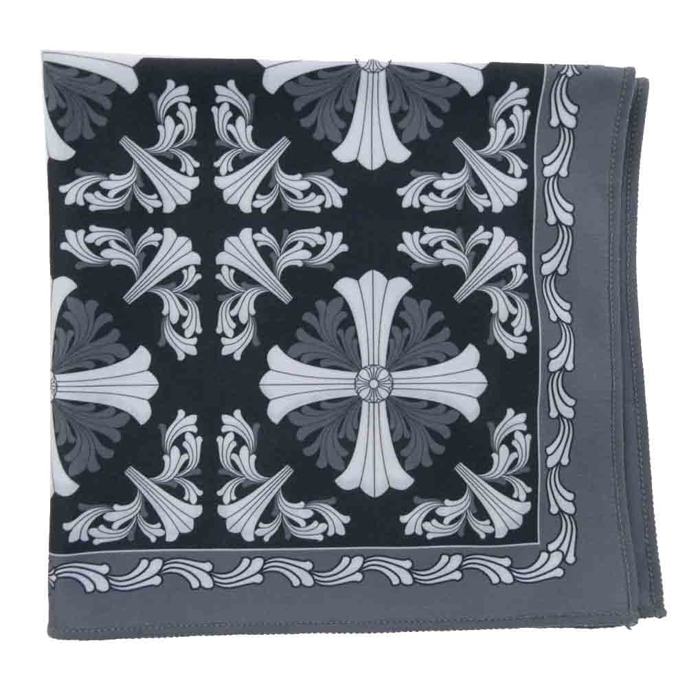 CHROME HEARTS クロムハーツ（原本無） 総柄 アイウェア クロス グレー系【中古】