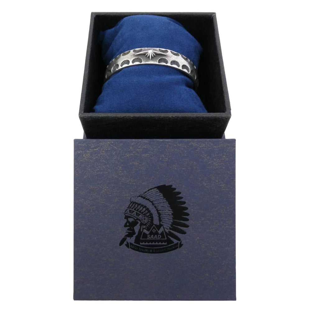 SAAD サード 太陽神 バングル ブレスレット シルバー系【中古】