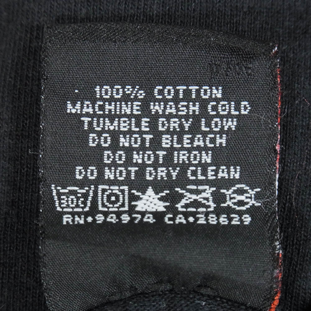 STUSSY ステューシー 90s 00s Old オールド マルチロゴ 半袖 Tシャツ カットソー ブラック ブラック系 L【中古】