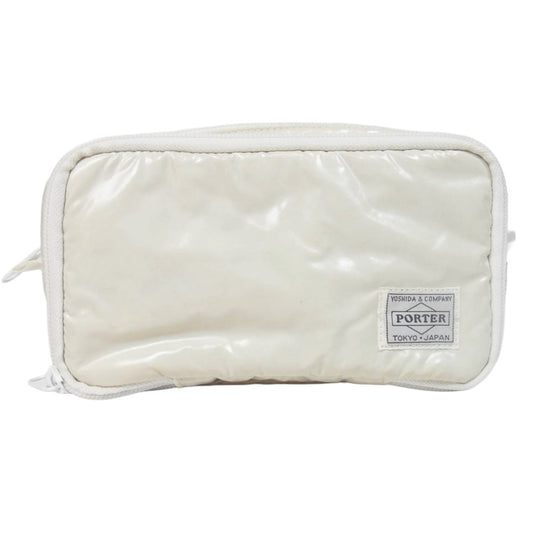 HEAD PORTER ヘッドポーター ミラージュ ポーチ ホワイト系【中古】