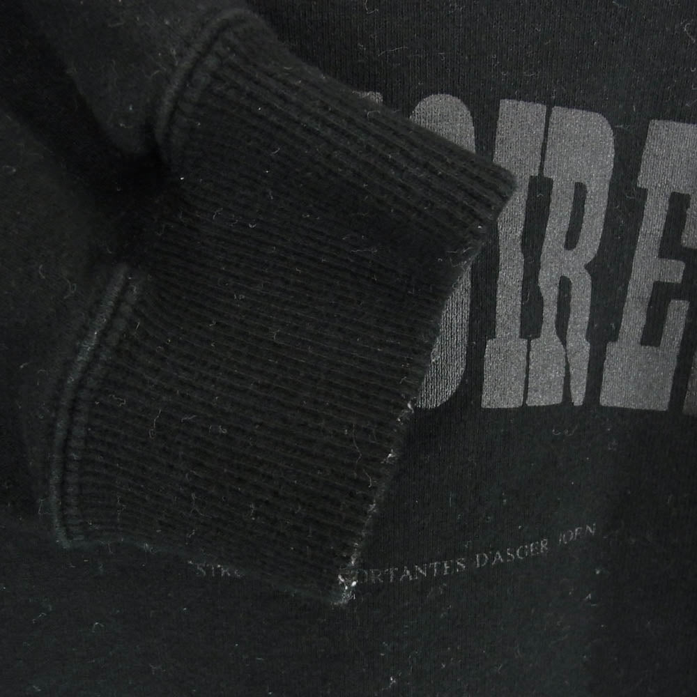 uniform experiment ユニフォームエクスペリメント UE-210091 ASGER JORN MEMOIRES CREWNECK SWEAT クルーネック スウェット トレーナー ブラック系 2【中古】