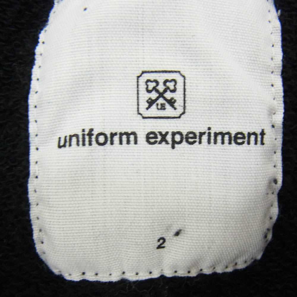 uniform experiment ユニフォームエクスペリメント UE-210091 ASGER JORN MEMOIRES CREWNECK SWEAT クルーネック スウェット トレーナー ブラック系 2【中古】