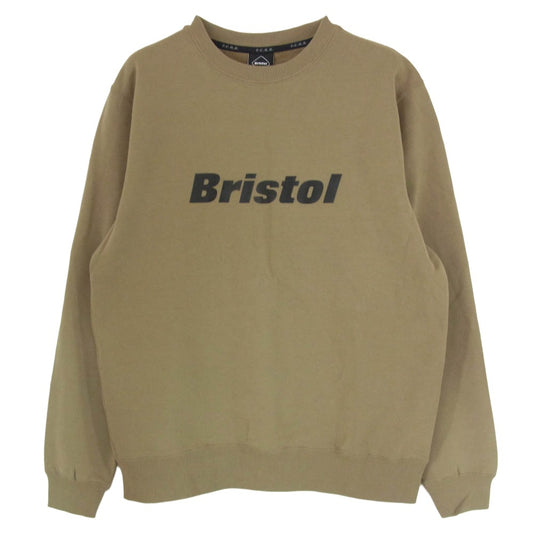F.C.R.B. エフシーアールビー FCRB-220056 AUTHENTIC LOGO CREWNECK SWEAT オーセンティックロゴ クルーネック スウェット ブラウン系 M【極上美品】【中古】