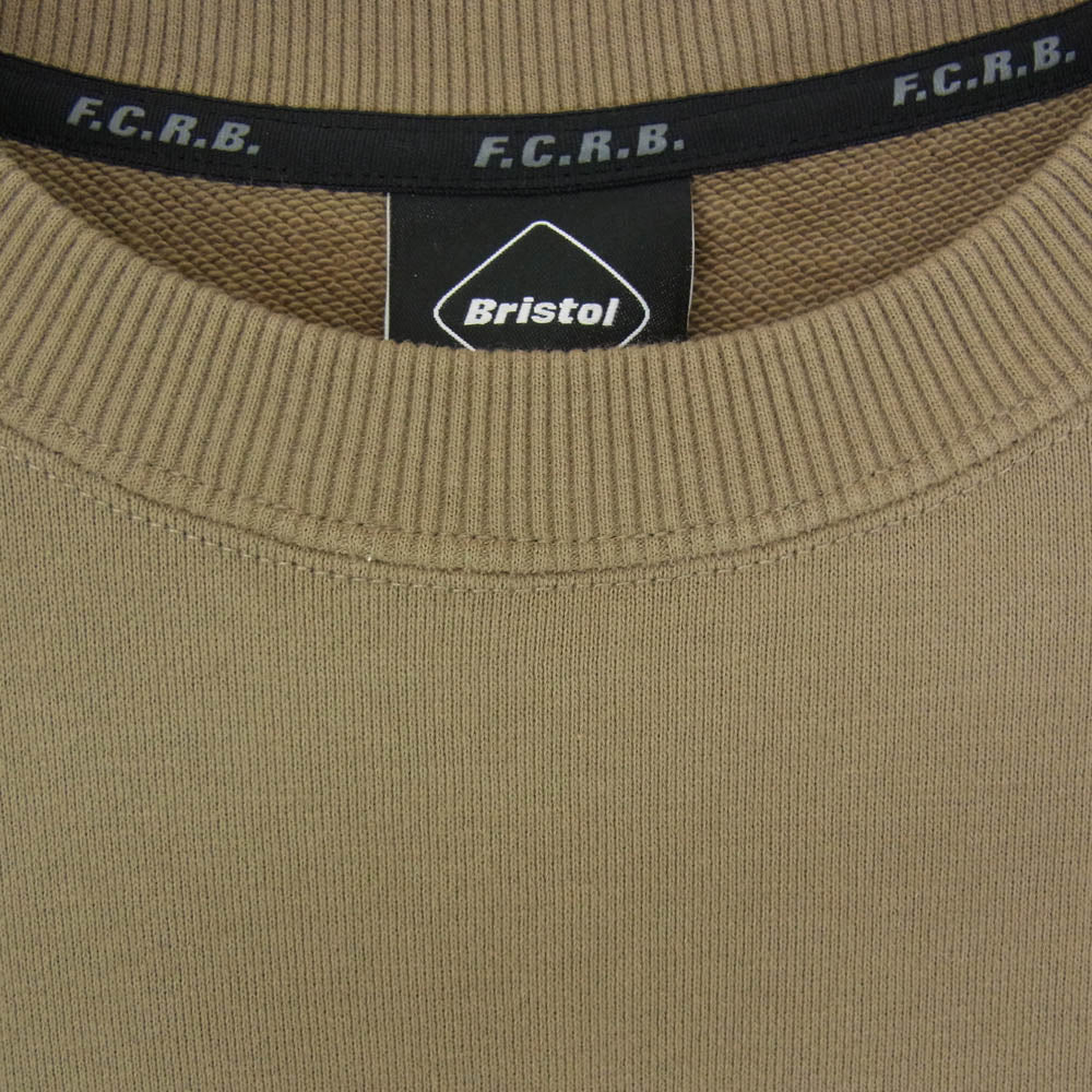 F.C.R.B. エフシーアールビー FCRB-220056 AUTHENTIC LOGO CREWNECK SWEAT オーセンティックロゴ クルーネック スウェット ブラウン系 M【極上美品】【中古】