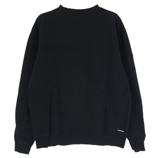 F.C.R.B. エフシーアールビー 22SS FCRB-220057 SMALL AUTHENTIC LOGO CREWNECK SWEAT スモール オーセンティックロゴ クルーネック スウェット トレーナー ブラック系 M【中古】