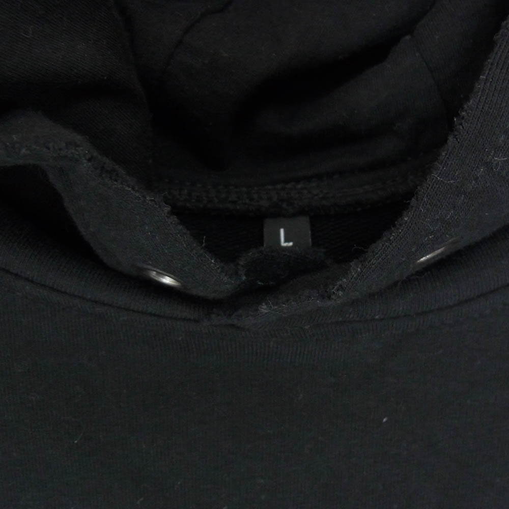 FRAGMENT DESIGN フラグメントデザイン × AKA SIX エーケーエー シックス simon barker MEMORIES JUMP SWEAT SHIRT スウェット パーカー フーディー ブラック系 L【中古】