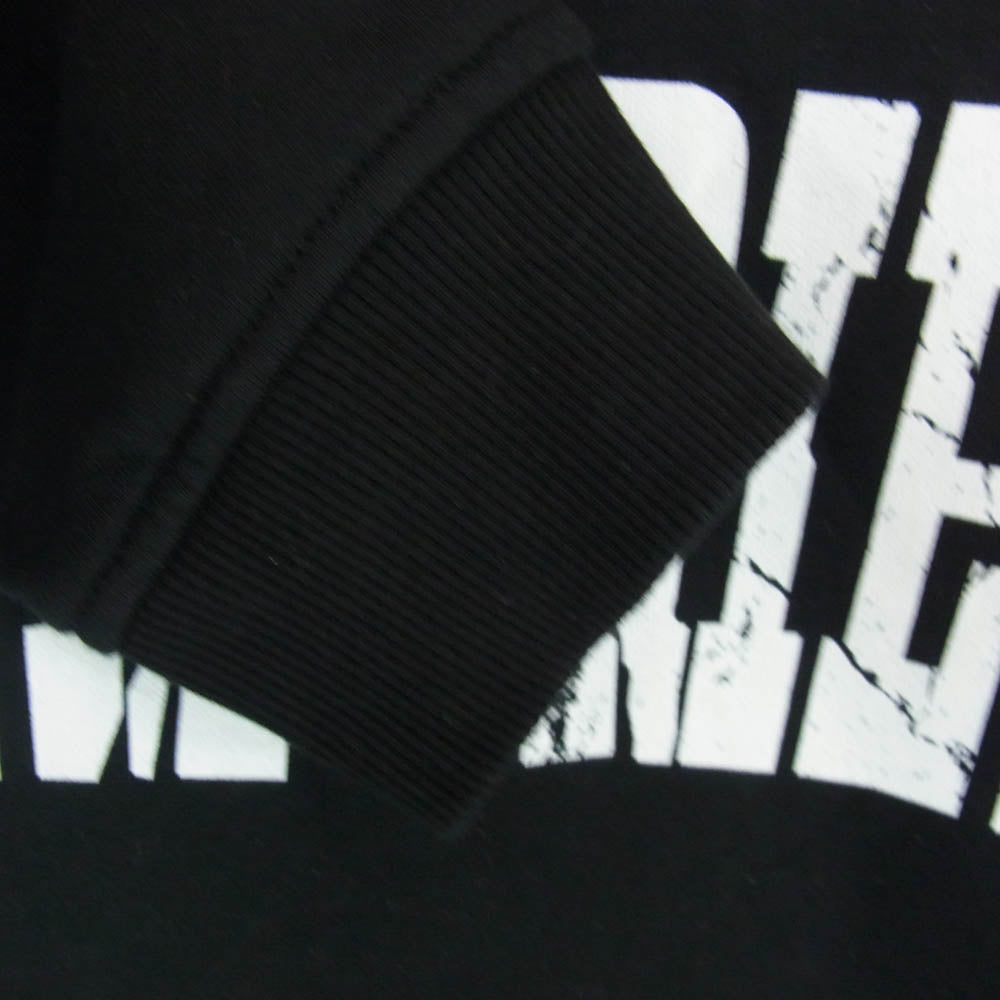 FRAGMENT DESIGN フラグメントデザイン × AKA SIX エーケーエー シックス simon barker MEMORIES JUMP SWEAT SHIRT スウェット パーカー フーディー ブラック系 L【中古】