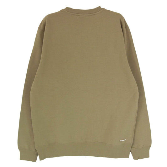F.C.R.B. エフシーアールビー FCRB-220057 SMALL AUTHENTIC LOGO CREWNECK スモールオーセンティックロゴ クルーネックスウェット カーキ系 S【極上美品】【中古】