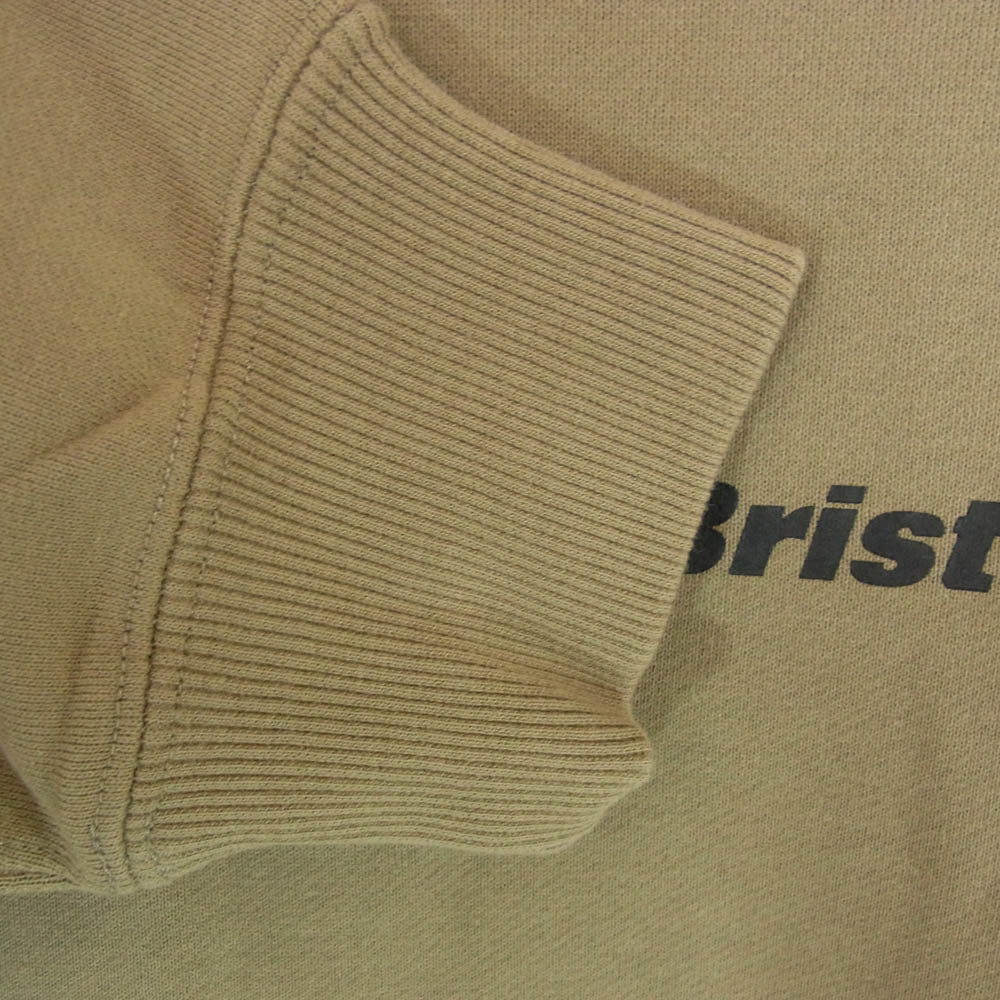 F.C.R.B. エフシーアールビー FCRB-220057 SMALL AUTHENTIC LOGO CREWNECK スモールオーセンティックロゴ クルーネックスウェット カーキ系 S【極上美品】【中古】