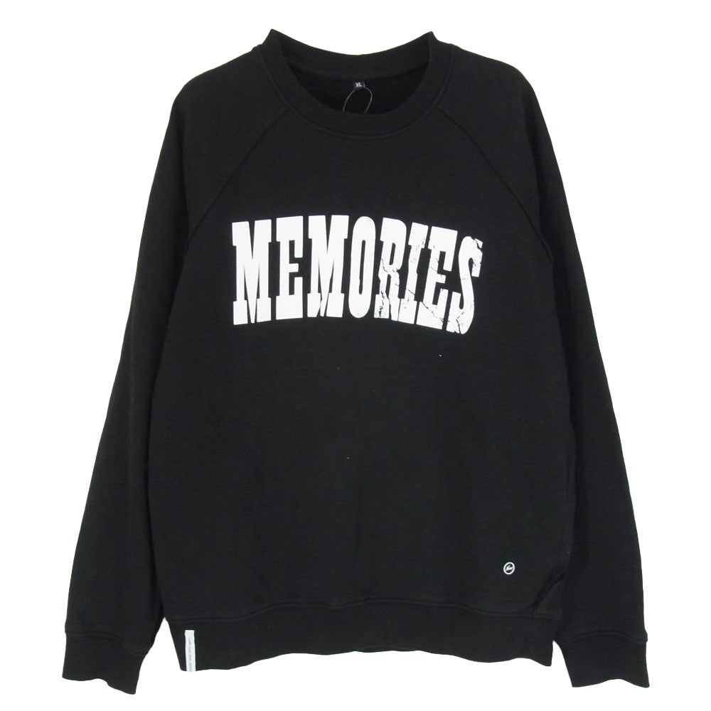 FRAGMENT DESIGN フラグメントデザイン × AKA SIX エーケーエー シックス simon barker MEMORIES JUMP SWEAT SHIRT スウェット トレーナー ブラック系 XL【中古】