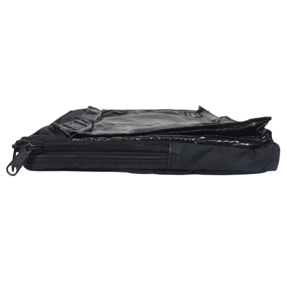 HEAD PORTER ヘッドポーター ミラージュ クラッチバッグ ポーチ ブラック系【中古】