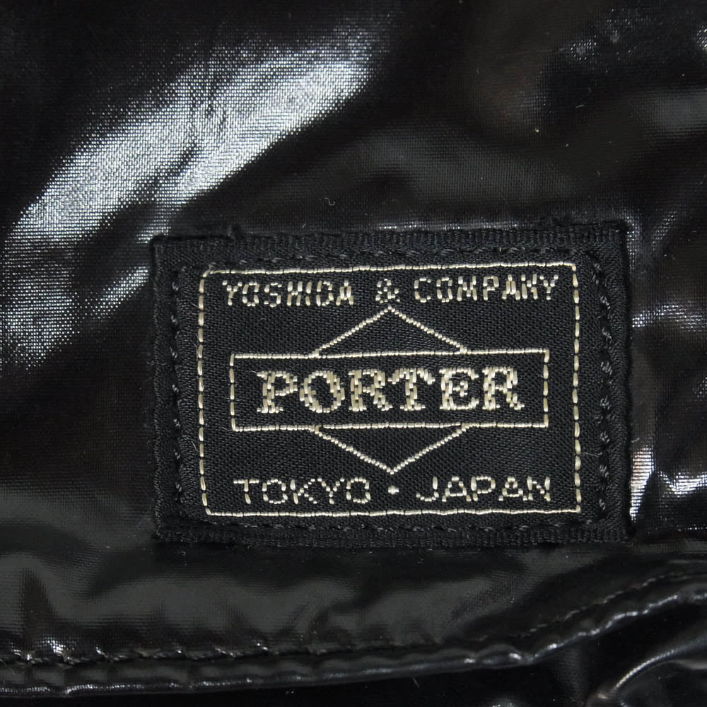 HEAD PORTER ヘッドポーター ミラージュ クラッチバッグ ポーチ ブラック系【中古】