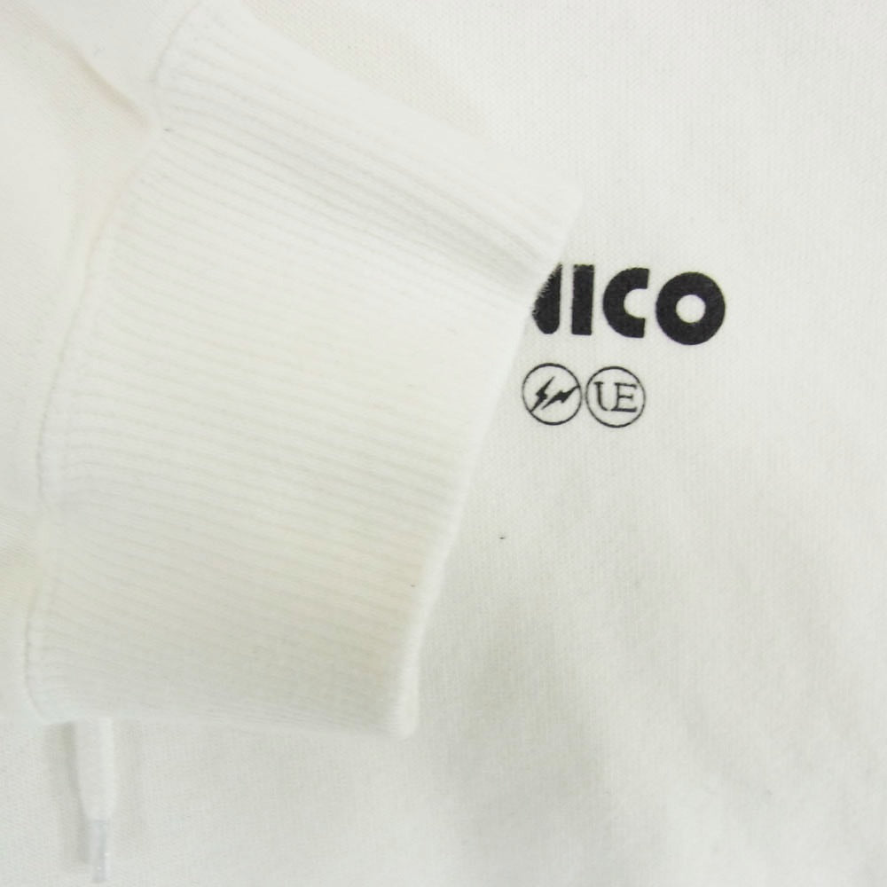 uniform experiment ユニフォームエクスペリメント UE-220077 UNICO PULLOVER SWEAT HOODIE プルオーバー スウェット フーディー パーカー ホワイト系 2【中古】
