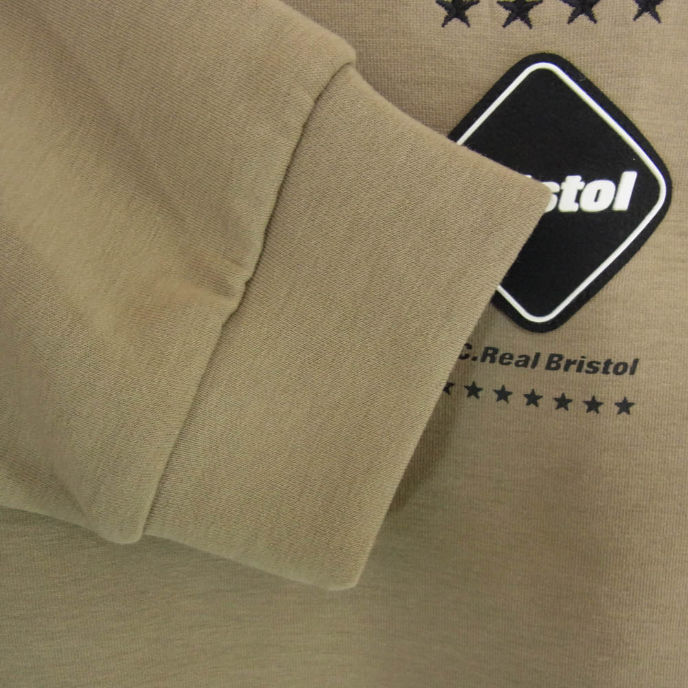 F.C.R.B. エフシーアールビー FCRB-220043 TECH SWEAT CREWNECK TOP テックスウェット クルーネック トップ ブラウン系 M【極上美品】【中古】
