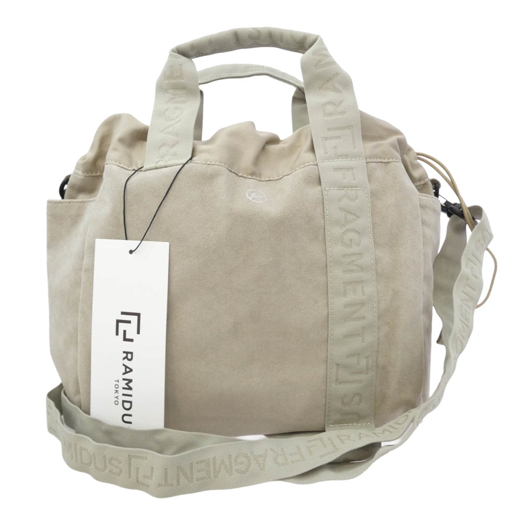FRAGMENT DESIGN フラグメントデザイン RAMIDUS ラミダス 2WAY POUCH M ショルダーバッグ ポーチ ベージュ系 M【新古品】【未使用】【中古】
