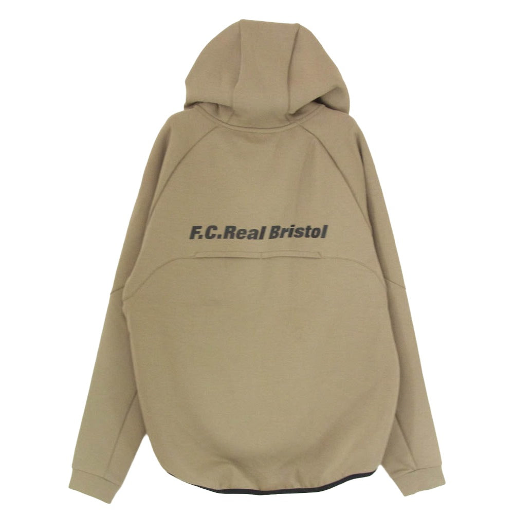 F.C.R.B. エフシーアールビー FCRB-220041 VENTILATION HOODIE ベンチレーション フーディー ジップパーカー ブラウン系 M【極上美品】【中古】