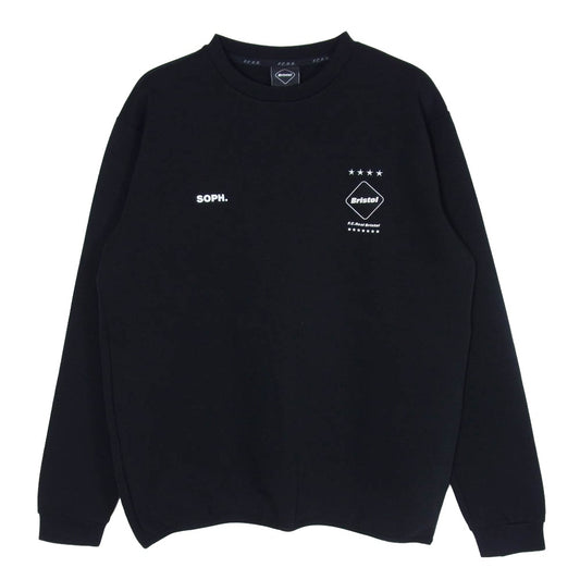 F.C.R.B. エフシーアールビー FCRB-220043 TECH SWEAT CREWNECK TOP テックスウェット クルーネック トップ ブラック系 M【極上美品】【中古】