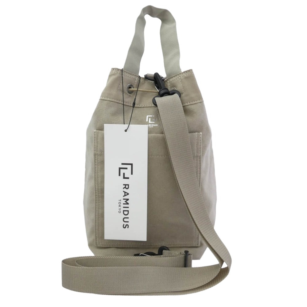 FRAGMENT DESIGN フラグメントデザイン RAMIDUS ラミダス BONSAC ワンショルダー ドローストリング サック バッグ ベージュ系【新古品】【未使用】【中古】