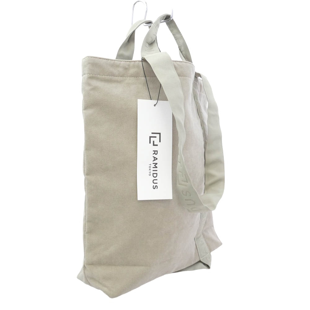 FRAGMENT DESIGN フラグメントデザイン RAMIDUS ラミダス TOTE BAG M トートバッグ ベージュ系 M【新古品】【未使用】【中古】