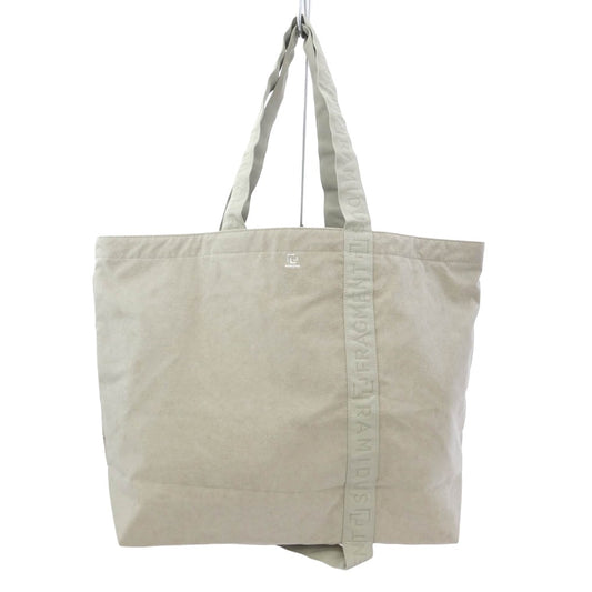 FRAGMENT DESIGN フラグメントデザイン RAMIDUS ラミダス TOTE BAG L トートバッグ ベージュ系 L【新古品】【未使用】【中古】