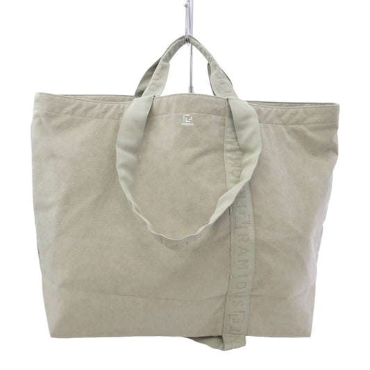 FRAGMENT DESIGN フラグメントデザイン RAMIDUS ラミダス TOTE BAG L トートバッグ ベージュ系 L【新古品】【未使用】【中古】