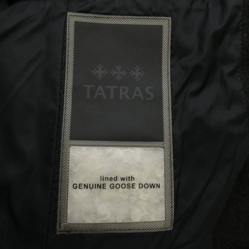TATRAS タトラス LTAT20A4571 LAVIANA ラビアナ ファー フーデッド ダウンコート ジャケット ブラック系 02【中古】