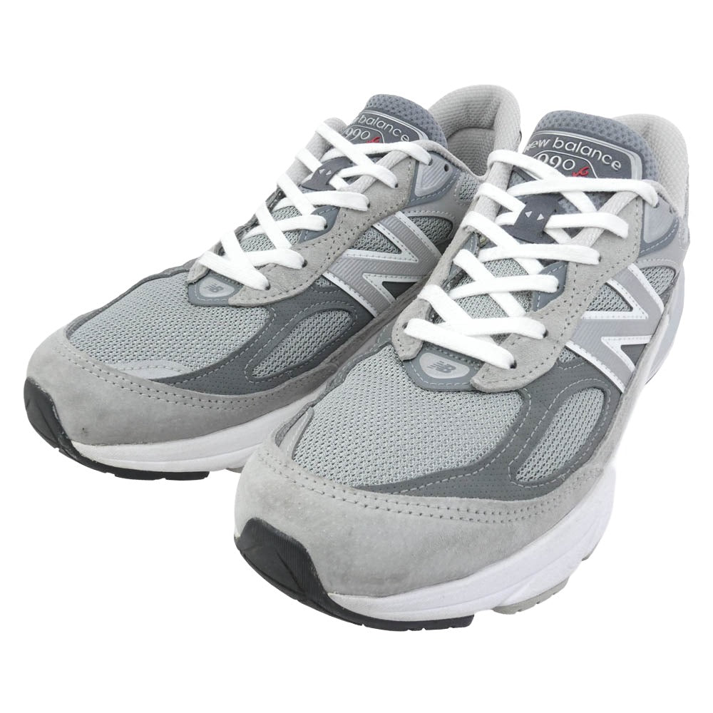 NEW BALANCE ニューバランス M990GL6 990V6 "Gray" Heel Logo NB グレーヒールロゴ ローカットスニーカー グレー系 27.5cm【中古】