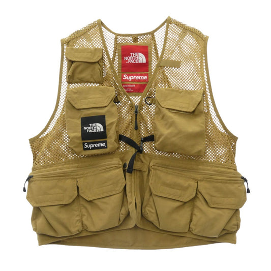 Supreme シュプリーム 20SS NP22003I × THE NORTH FACE ノースフェイス CARGO VEST BEIGE カーゴ ベスト ベージュ系 M【中古】