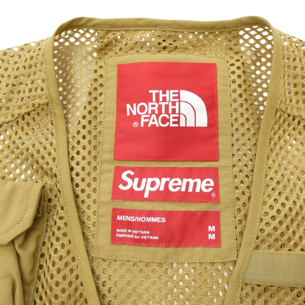 Supreme シュプリーム 20SS NP22003I × THE NORTH FACE ノースフェイス CARGO VEST BEIGE カーゴ ベスト ベージュ系 M【中古】