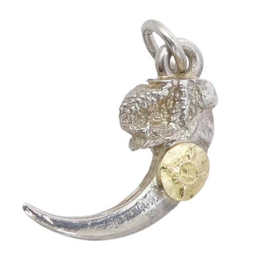 FIRST ARROW's ファーストアローズ K18付 イーグルクロー Sサイズ ペンダントトップ シルバー系 ゴールド系【中古】