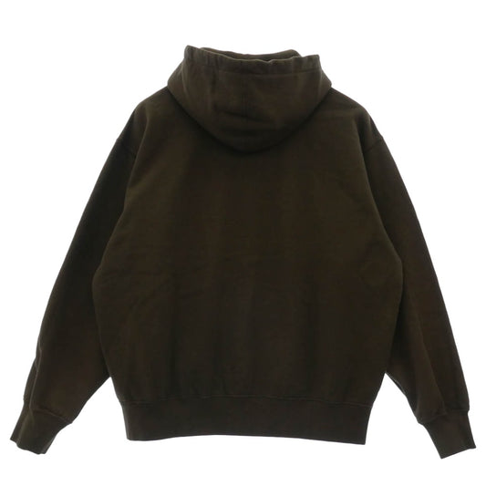 Supreme シュプリーム 25AW Small Box Zip Up Hooded Sweatshirt スモールボックス ジップアップ フード スウェットシャツ パーカー カーキ系 M【中古】