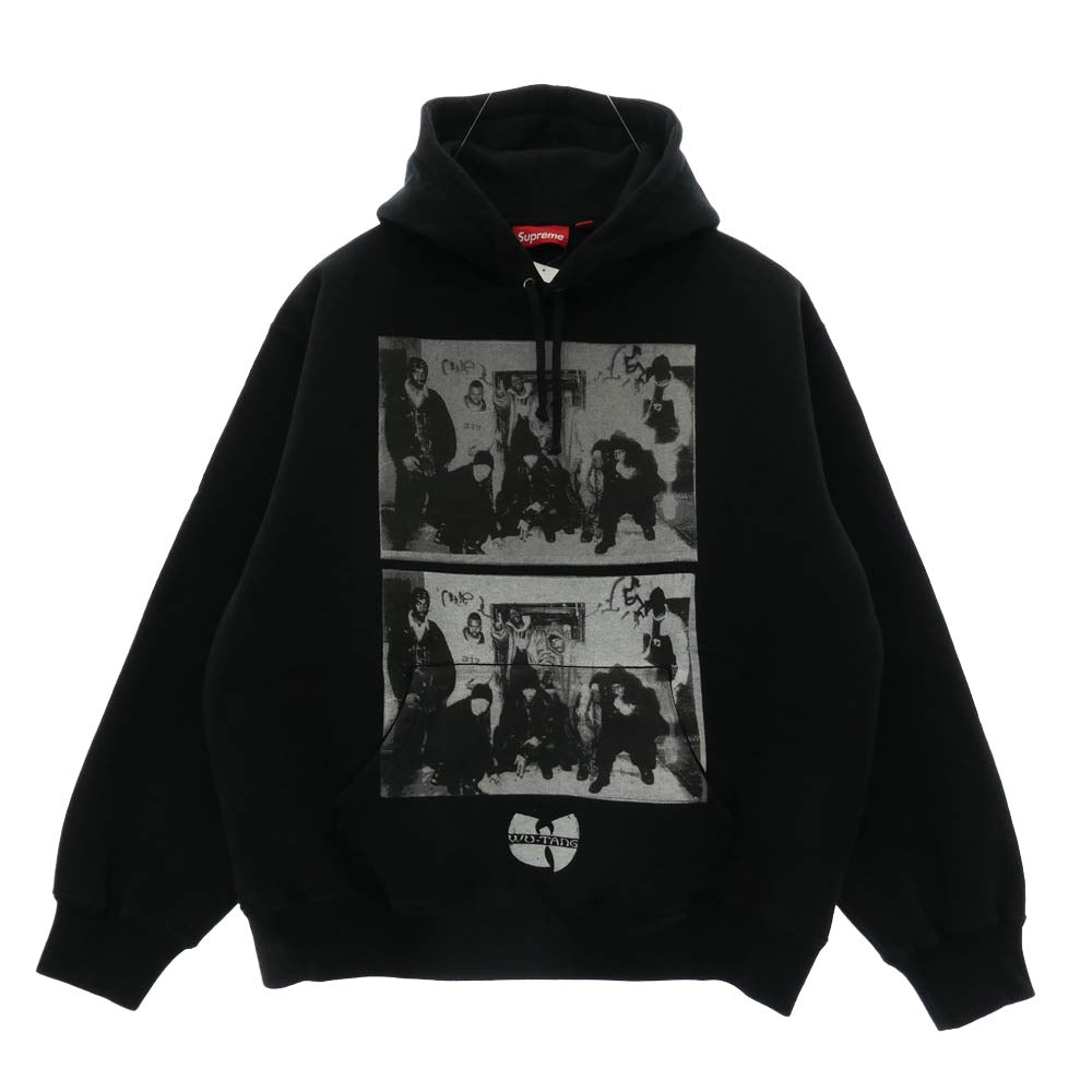 Supreme シュプリーム 25AW x Wu-Tang Clan Hooded Sweatshirt ウータンクラン フード スウェットシャツ フーディー パーカー ブラック系 M【美品】【中古】