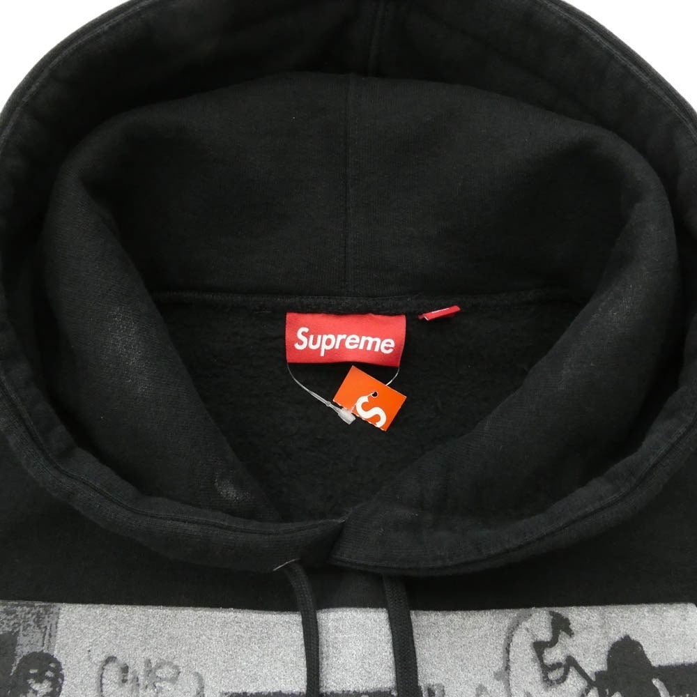 Supreme シュプリーム 25AW x Wu-Tang Clan Hooded Sweatshirt ウータンクラン フード スウェットシャツ フーディー パーカー ブラック系 M【美品】【中古】