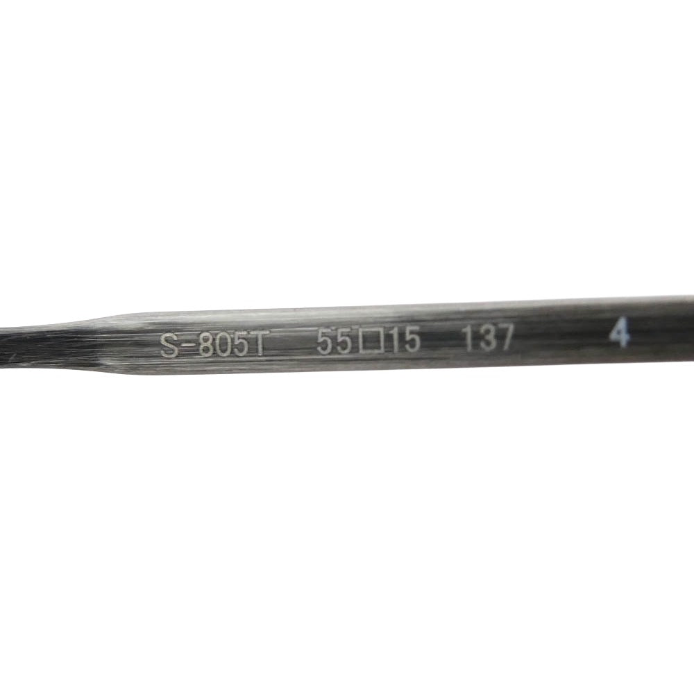 フォーナインズ S-805T 度入りレンズ メガネ 眼鏡 アイウェア フレーム：シルバー系 55□15　137【中古】