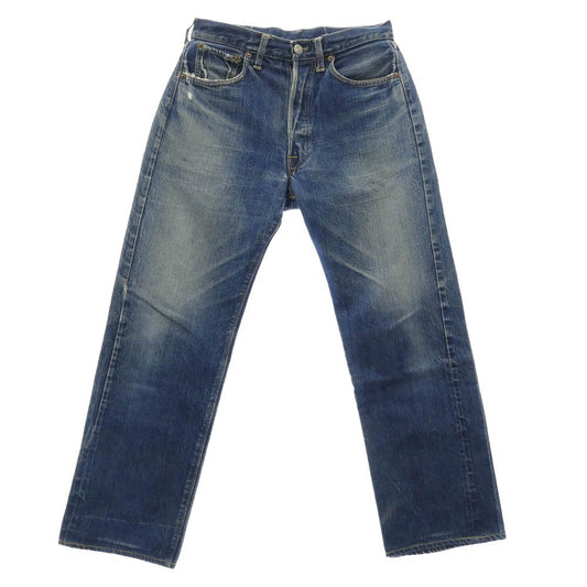 Levi's リーバイス 501 66前期 Vステッチ ズレカン サークルR ボタン裏16 デニム パンツ インディゴブルー系 31【中古】