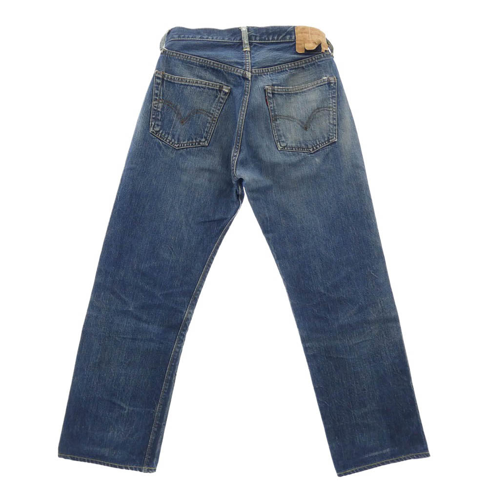 Levi's リーバイス 501 66前期 Vステッチ ズレカン サークルR ボタン裏16 デニム パンツ インディゴブルー系 31【中古】