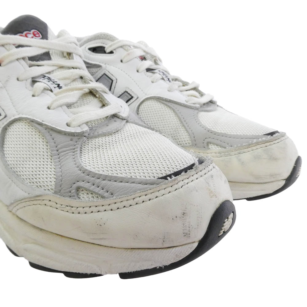 NEW BALANCE ニューバランス M990AL3 990V3 Sea Salt Rain Cloud シーソルト レインクラウド スニーカー ホワイト系 27.5cm【中古】