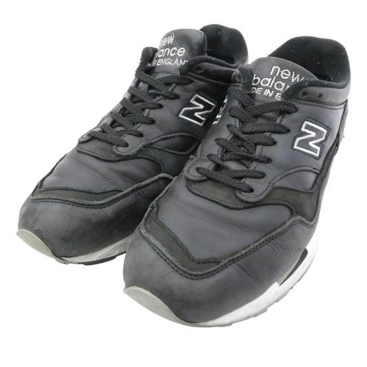 NEW BALANCE ニューバランス M1500BK M1500BK Black ブラック レザー スニーカー ブラック系 US9.5【中古】