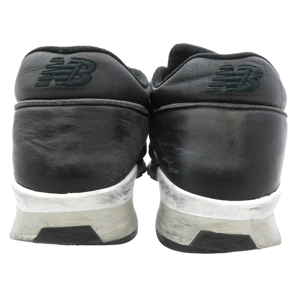 NEW BALANCE ニューバランス M1500BK M1500BK Black ブラック レザー スニーカー ブラック系 US9.5【中古】